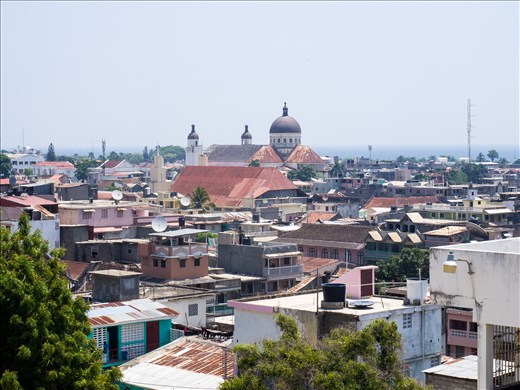 Cap Haitian - cathedral in background