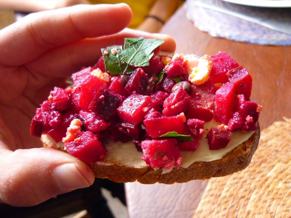 The way to eat it. Enjoy!