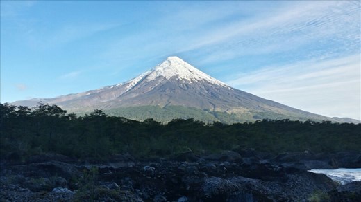 View of volcan osorno 