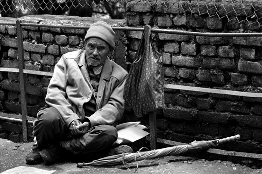 THOUGH THE GURKHAS HAVE HUGE SELF RESPECT, BUT SOME OF THEM BEG IN THE TEMPLES.