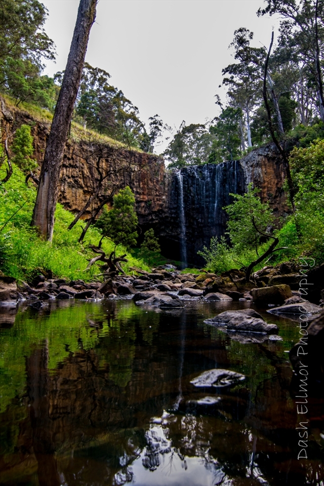 Another adventure with Dale. Trentham Falls in Victoria. 2 x cameras each with tripods climbing down a steep gorge and through the river to get to this spot. Someones gotta do it.:-)