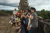 Two million tourist visit Angkor annually causing sandstone to wear out quickly.: by davefranz, Views[249]