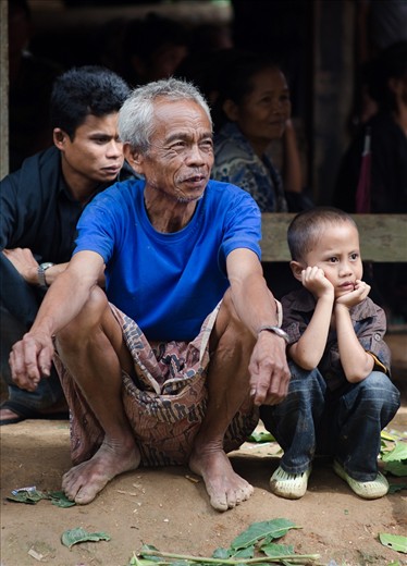 The tradition and concept of death is passed on to the next generation.