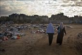  Palestinian women walk home near the Nuseirat refugee camp, Gaza: by davidshaw, Views[255]