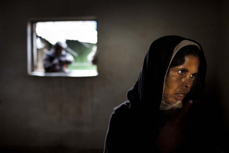 Safiyya Hadhud, 50, from the village of Al-Malalha struggles to feed her family