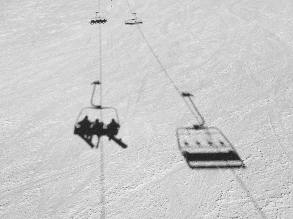 Sometimes the best conversations and memories are made on the long  ride up