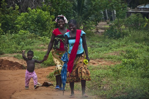 affected by poverty and extreme protein deficiency.always happy people