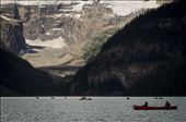 St. Louise Lake, AB filled with ice-cold water, and adventerous Kayakers. : by dawn_canning, Views[445]