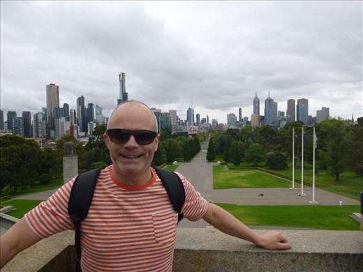 Melbourne from war memorial