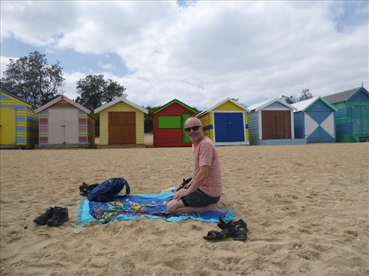lunch on Brighton beach