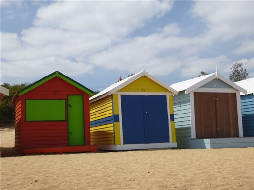 cool beach huts