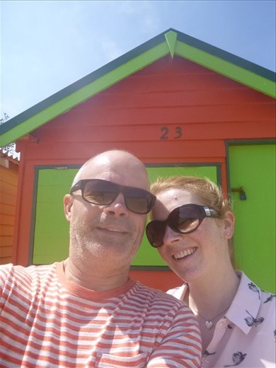 our beach hut!!!