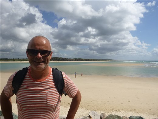 River meets sea at Noosa