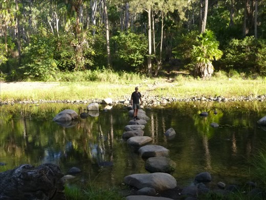 gorge walk river crossing