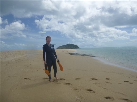 very fetching stinger suit!! and lovely beach