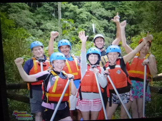 the rafting team