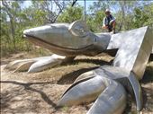 Impressive but random sculpture in the savana wetlands: by dawnandmark, Views[427]