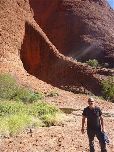 Mark in the windy valley