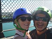 cycling over harbour bridge: by dawnandmark, Views[557]