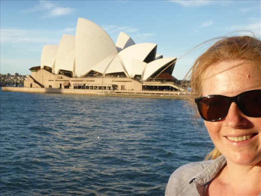 opera house from the ferry