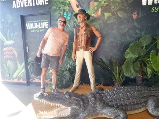 Mark and Crocodile Dundee, can you spot the dummy??