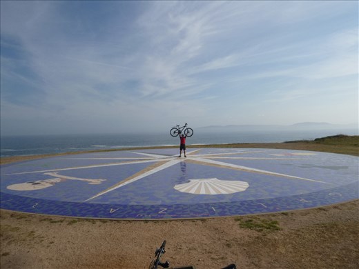 Yeah! He made it to the centre of the compass!