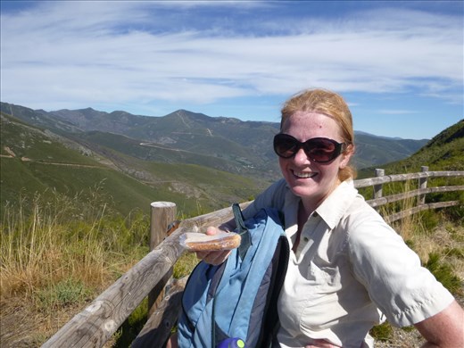 Not all food is gourmet, squashed sandwich on emergency bread