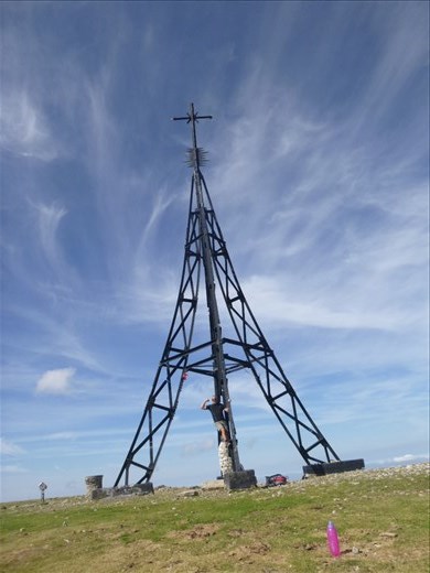 we made it to the top - phew!