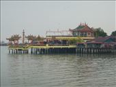 Chinese temple on fishing jetty: by dawnandmark, Views[679]