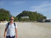 beach on langkawi and food heaven restaurant on right: by dawnandmark, Views[402]