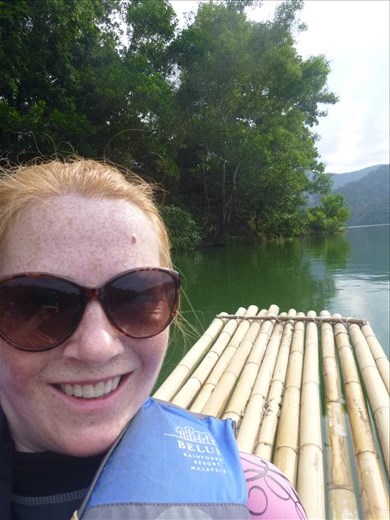 me rafting sat behind mark