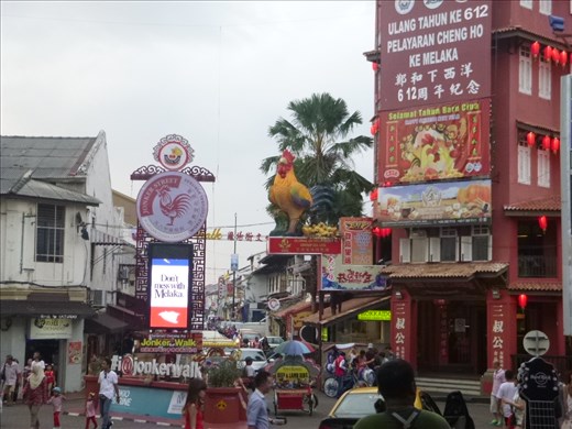 Chinatown in Melaka