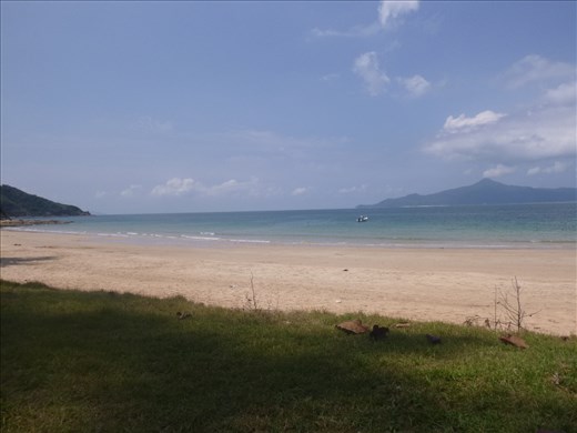 view from outside our chalet