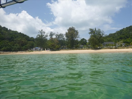 our resort from the boat
