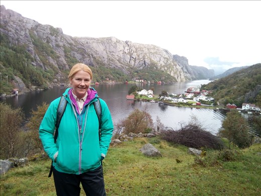 Start of walk up Blufjell