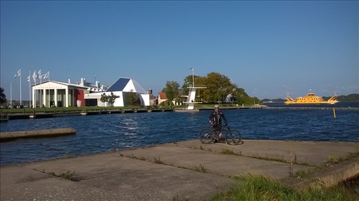 Naval museum, diving board into sea & Mark