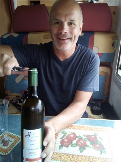 Opening the Swedish wine