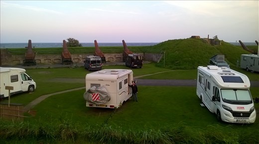 Our fantastic fortress campsite