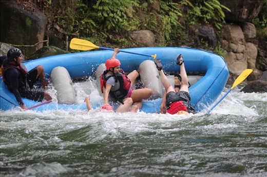 Not enjoying rafting!!