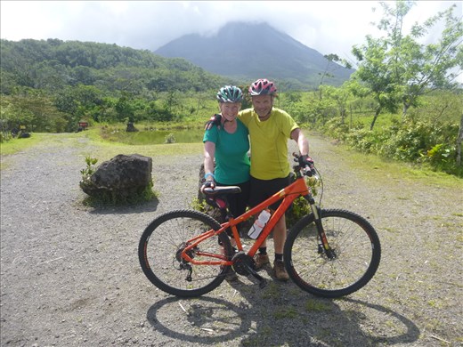 biking at Arenal