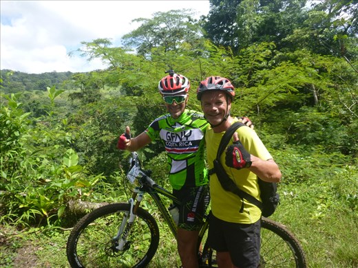 Mark and our lovely guide