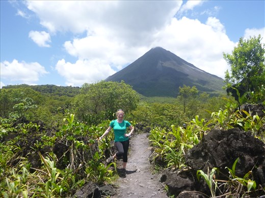 walking over the 1968 lava flow