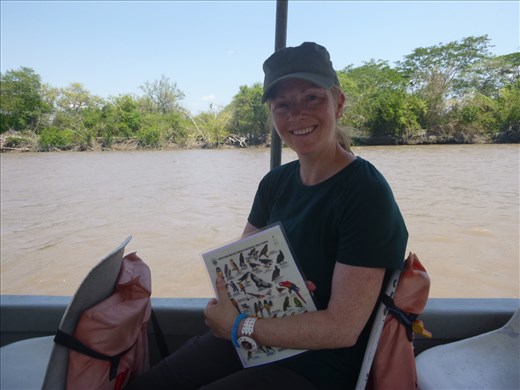 spotting wildlife from the boat