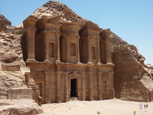 Temple reached after long climb, phew.