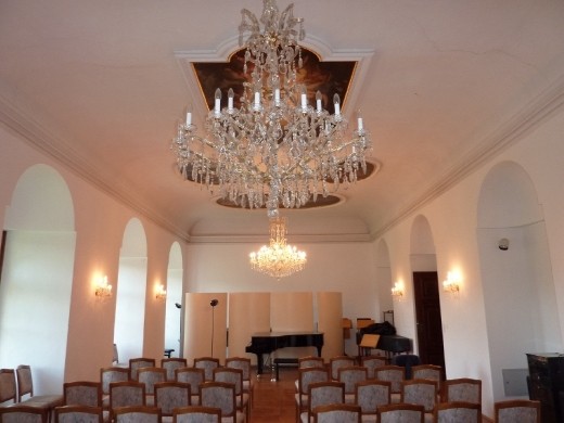 Outside where Ben performed