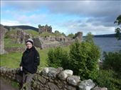 Looking for Nessie from Urquhart Castle, Loch Ness: by dawnnbrian, Views[382]