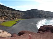 Black beach and green lake Lanzarote: by dawnnbrian, Views[372]