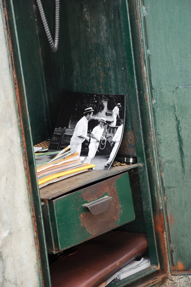 Left in the office, where tomorrow's drivers will share in yesterday's memories.