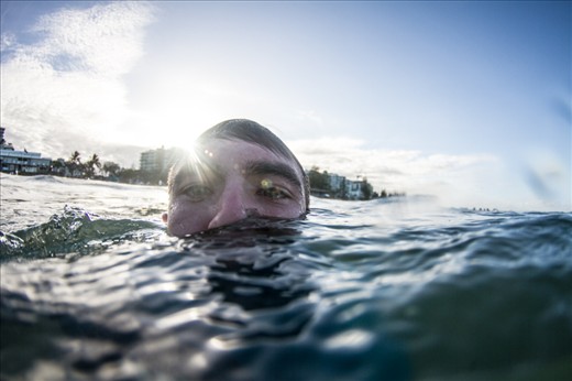 Now I'm awake.  A perfect way to start the day at Mooloolaba Beach