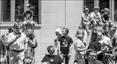 A young man wears a communist symbol during the 4th of July parade in Lexington.: by deepanjan, Views[384]